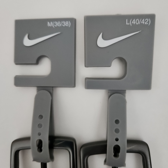 Nike G Flex Large Woven Stretch Golf Belt Black Gray Pink Multi Weave Men's - Picture 8 of 8